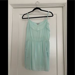 Aritzia Blue Sleeveless Dress with Pockets